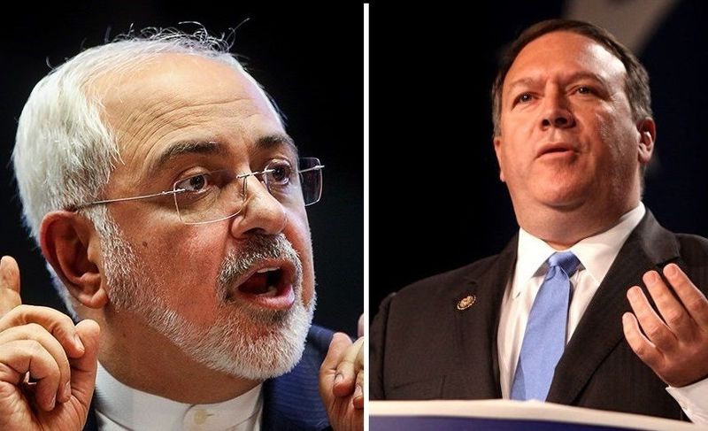 نظر ظریف درباره درخواست کمک پامپئو به ایران