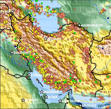 زلزله نسبتا شدید در ‌تهران