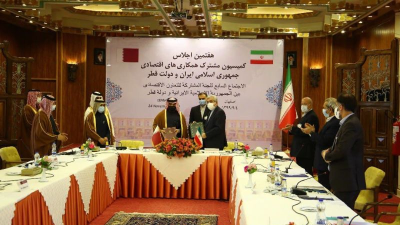 سند تفاهمنامه کمیسیون مشترک همکاری های اقتصادی ایران و قطر امضاء شد