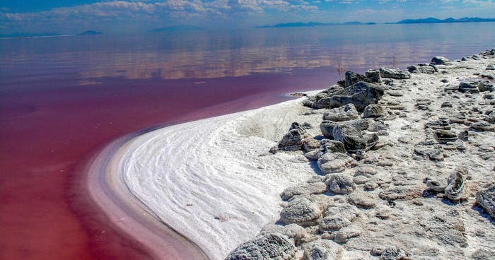 معرفی دریاچه نمک زیبای یوتا