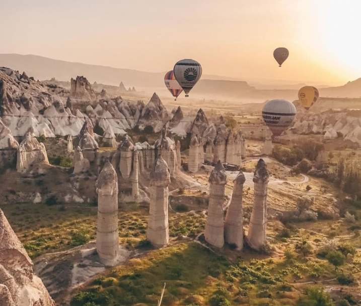 فیلم| معرفی کاپادوکایا معروف ترین شهر بالن سواری دنیا در ترکیه