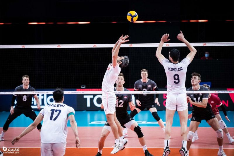 نتیجه بازی والیبال ایران با کانادا در المپیک توکیو 2020