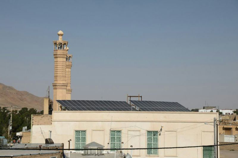 تولید 1806 کیلو وات برق خورشیدی در بقاع متبرکه خراسان رضوی