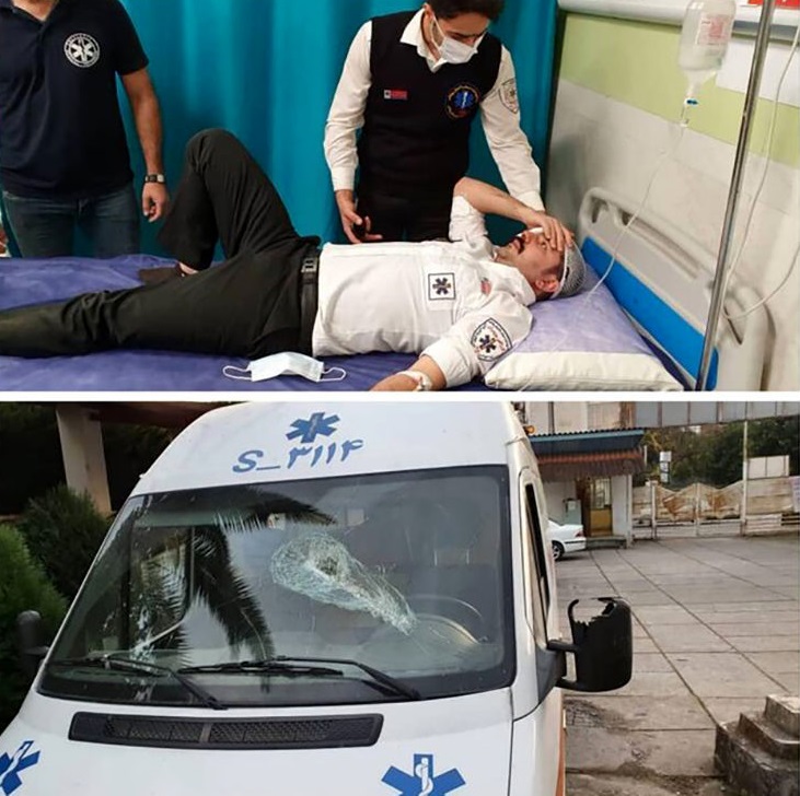 ماجرای کتک خوردن نیروی اورژانس در حال زنده کردن بیمار در مازندران