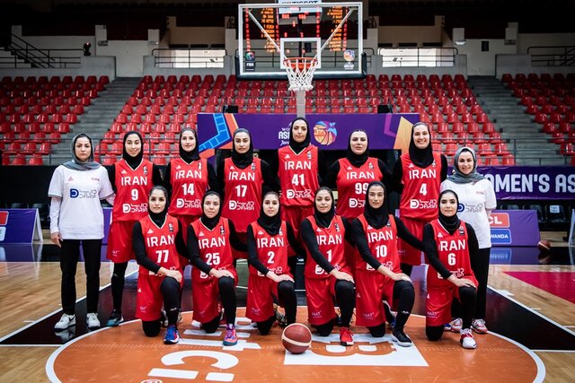 نتیجه تیم ملی بسکتبال زنان ایران در کاپ آسیا