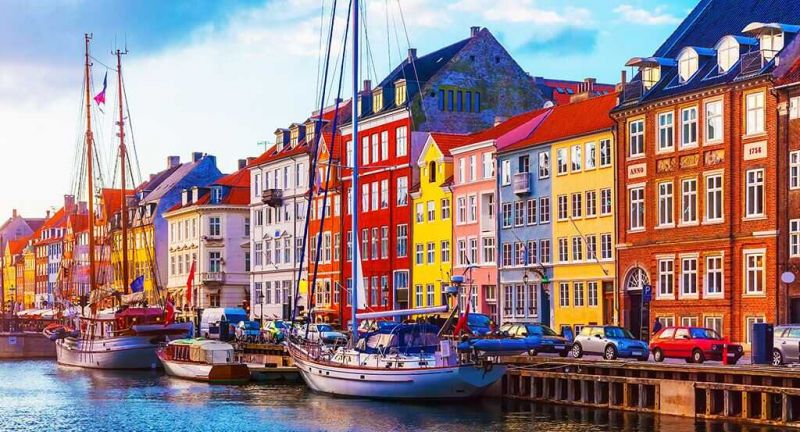 یکی از شهرهای زیبای دانمارک: