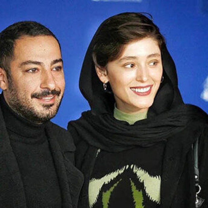 عکس های لو رفته نوید محمدزاده با همسرش در جشنواره فجر 1400