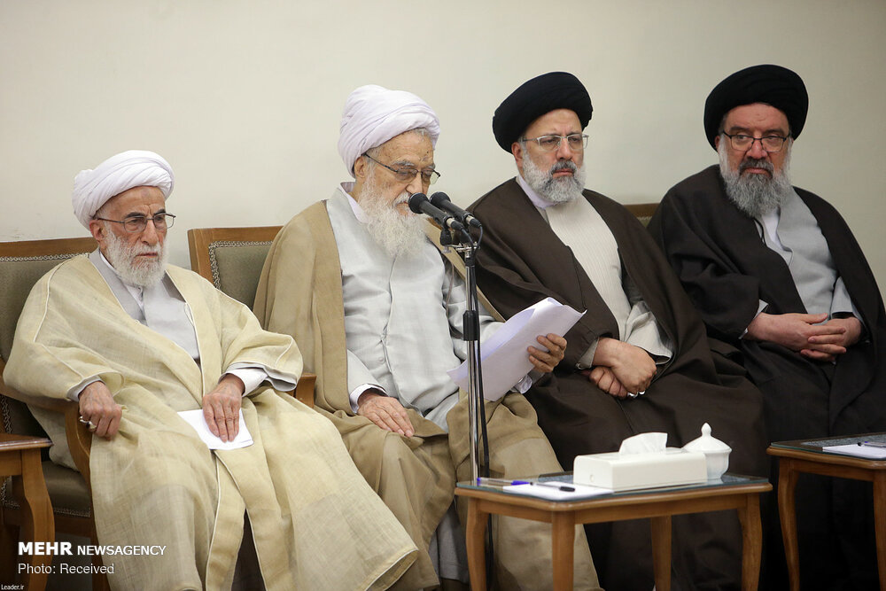 دیدار رئیس و اعضای مجلس خبرگان رهبری با رهبر انقلاب