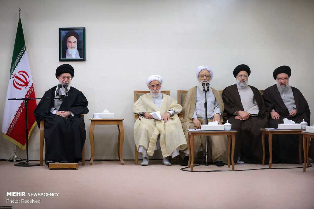 دیدار رئیس و اعضای مجلس خبرگان رهبری با رهبر انقلاب