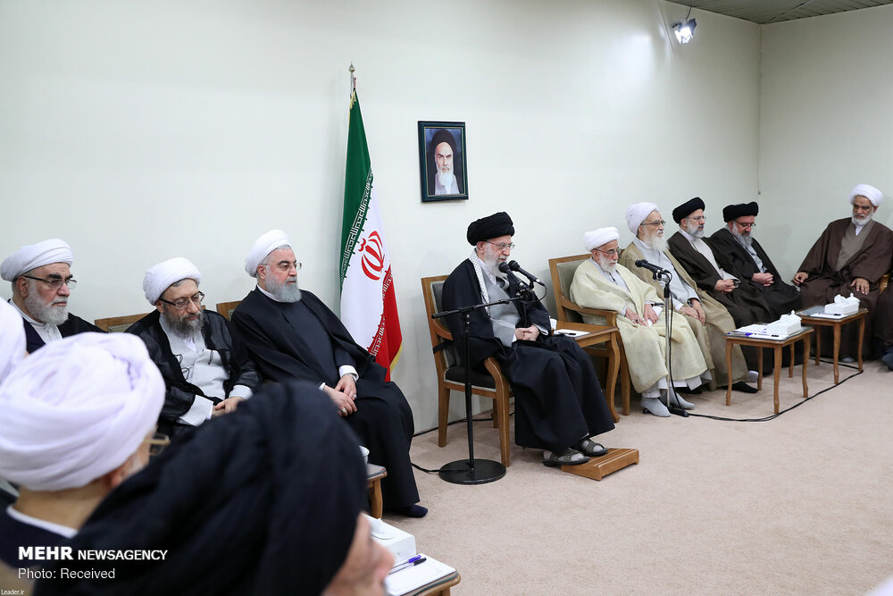دیدار رئیس و اعضای مجلس خبرگان رهبری با رهبر انقلاب