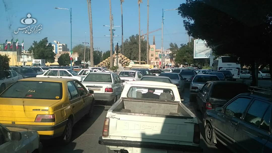 جاده ساحلی اهواز بدلیل بالاآمدن سطح آب کارون مسدود شد