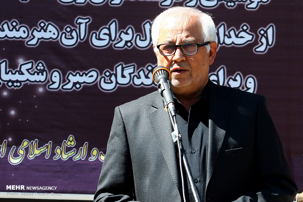 مراسم وداع با پیکر مرحوم «بهنام صفوی»