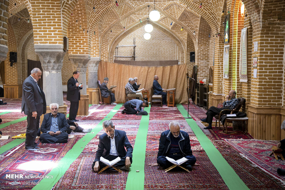 حال و هوای ماه رمضان در مساجد بازار تاریخی تبریز