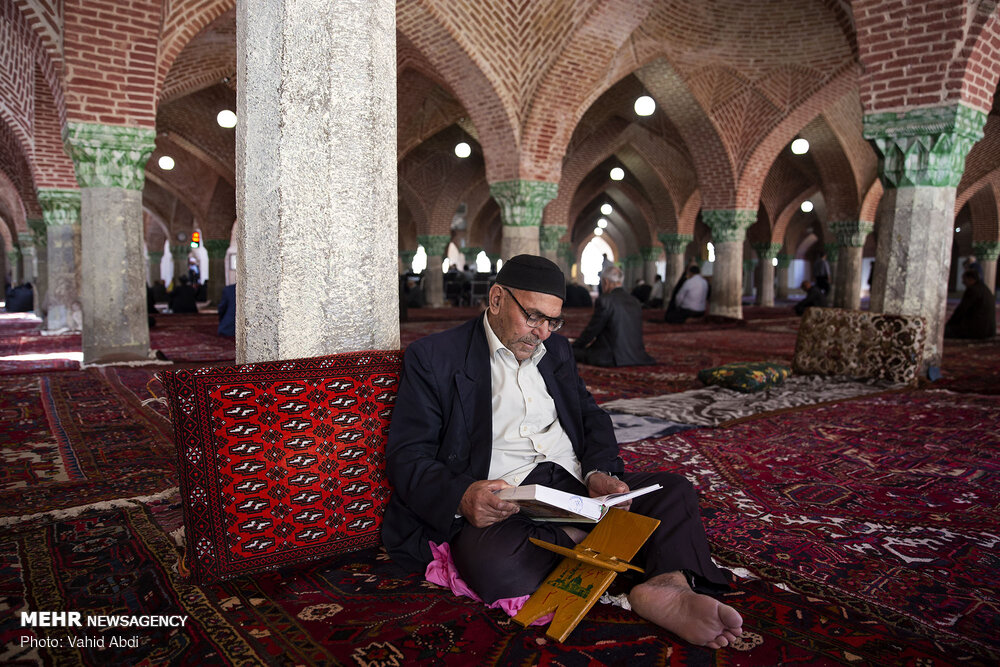 حال و هوای ماه رمضان در مساجد بازار تاریخی تبریز