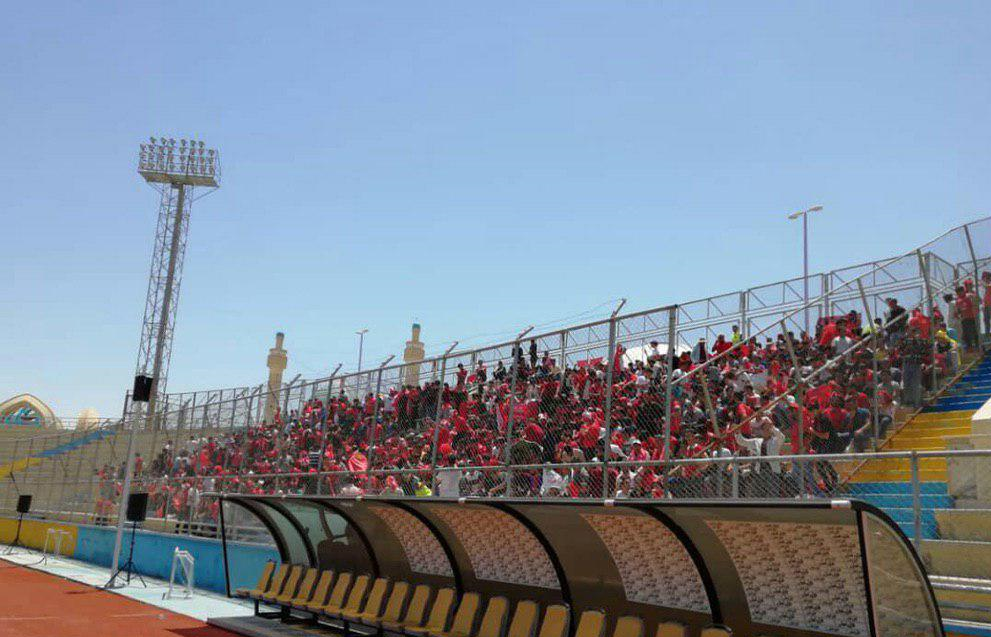 حاشیه های بازی پارس جنوبی – پرسپولیس؛ جایگاه هواداران پرسپولیس تکمیل شد