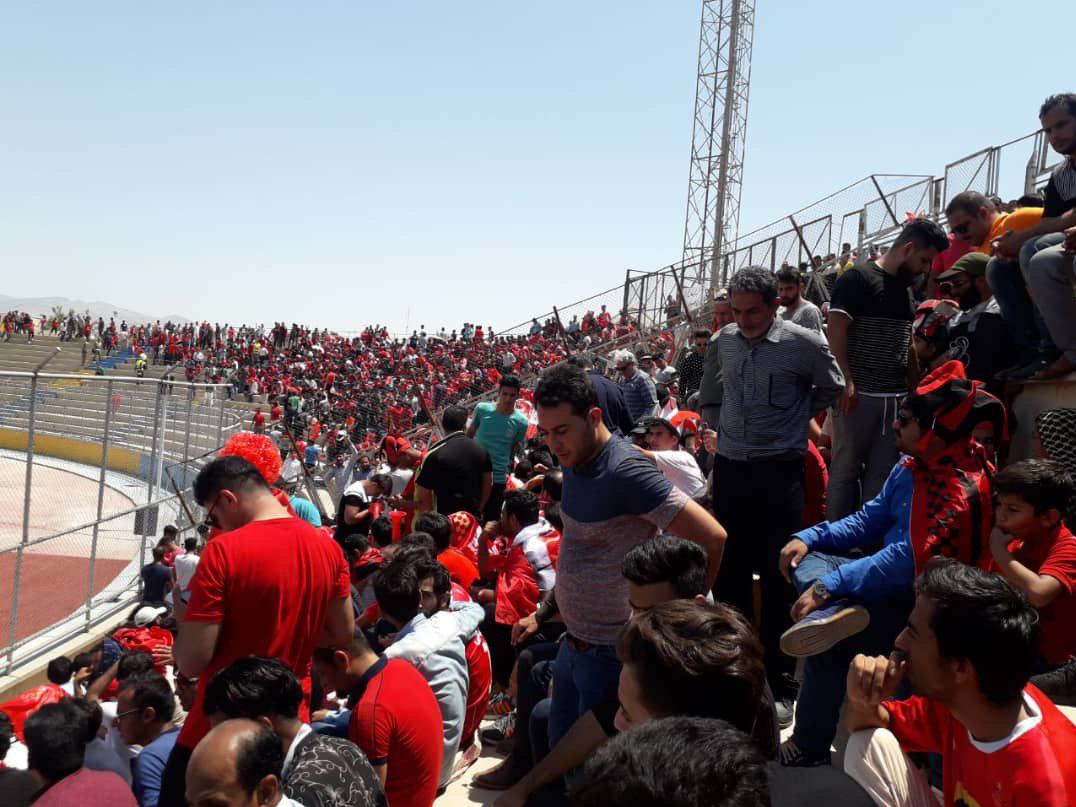 حاشیه های بازی پارس جنوبی – پرسپولیس؛ جایگاه هواداران پرسپولیس تکمیل شد