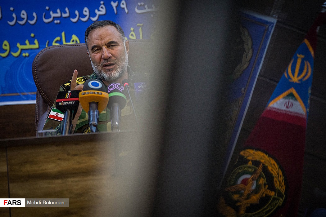نشست خبری فرمانده نیروی زمینی ارتش