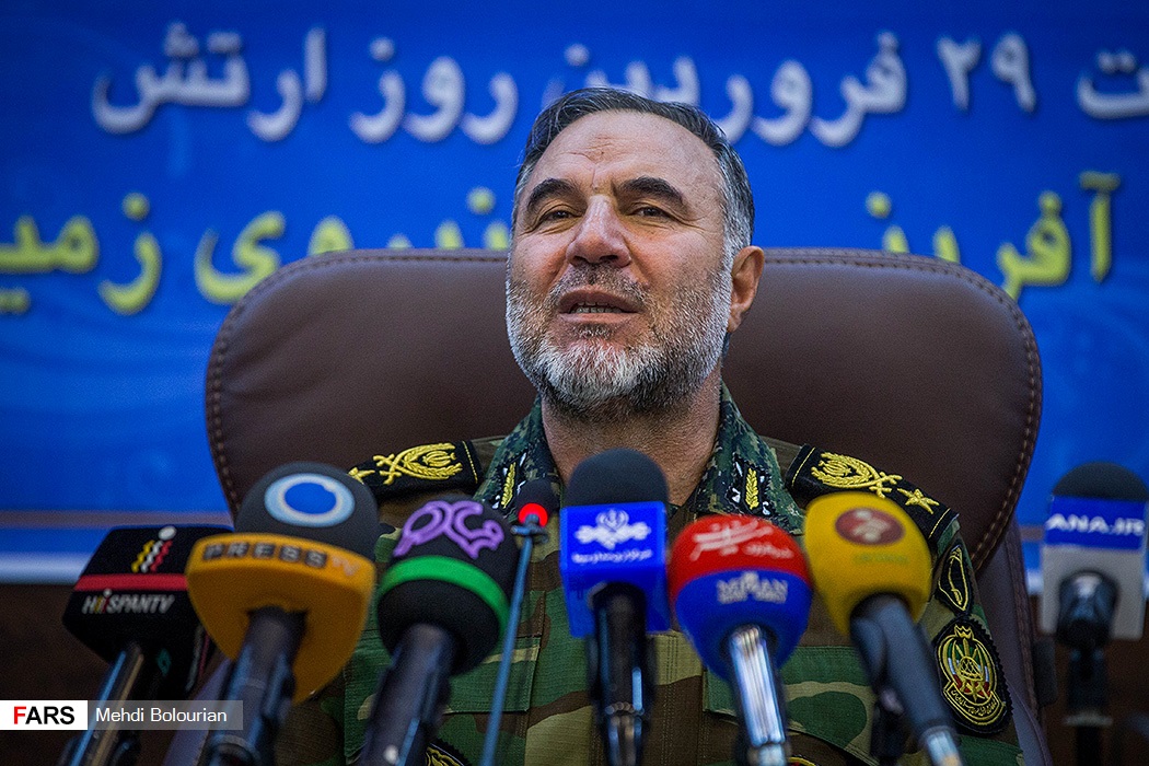 نشست خبری فرمانده نیروی زمینی ارتش