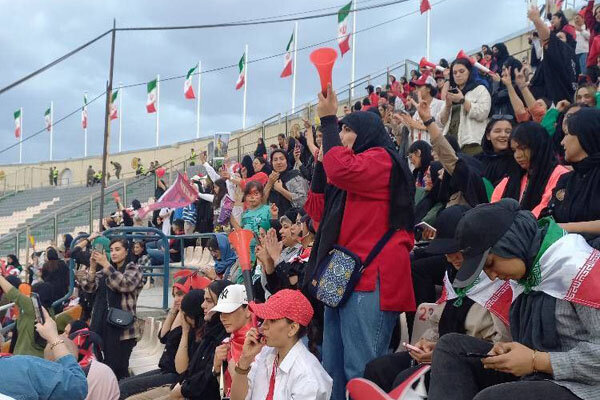  | حضور ویژه زنان در استادیوم آزادی برای تماشای بازی تیم ملی