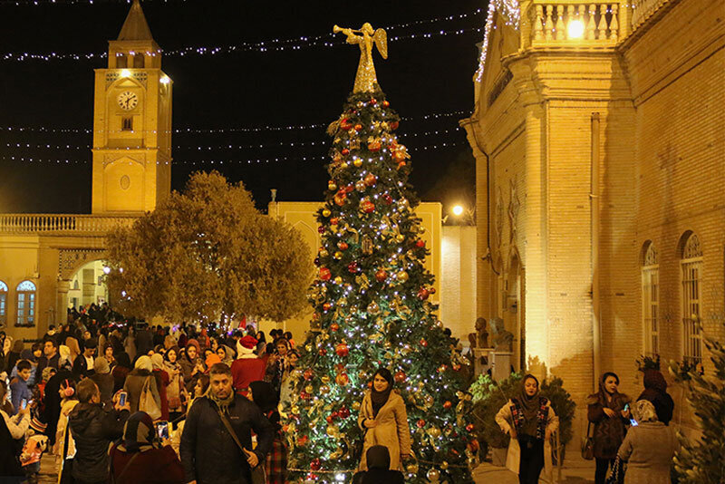  | حال و هوای کریسمسی در خیابان جلفای اصفهان