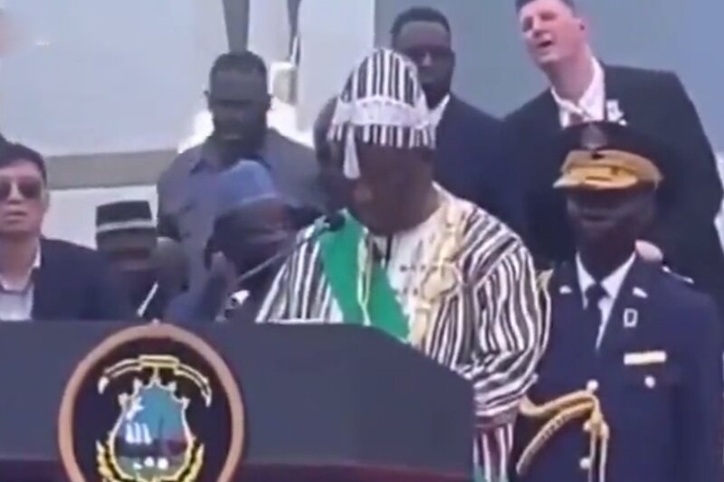  | رئیس‌جمهور لیبریا در مراسم تحلیف غش کرد