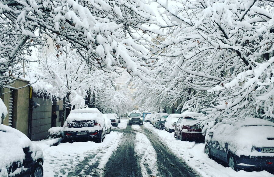  | چهره زمستانی زعفرانیه تهران