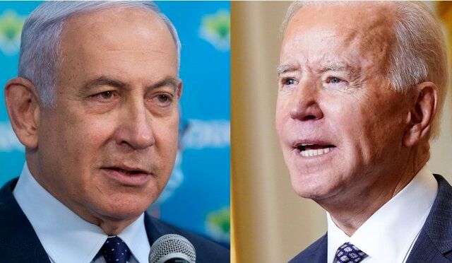 رایزنی تلفنی نتانیاهو و بایدن درباره جنگ غزه