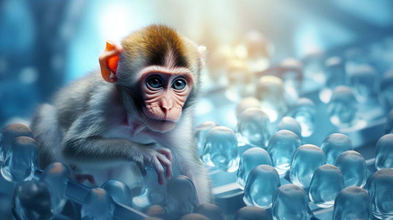 میمون شگفت‌انگیزی که حاصل مهندسی ژنتیک است/ عکس