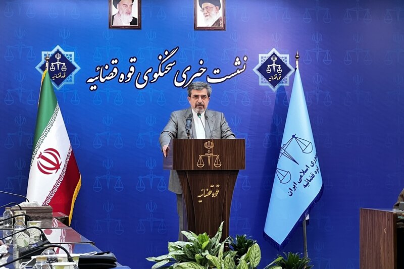 آتشسوزی زندان اوین و بازداشت هانی کرده در نشست خبری سخنگوی قوه قضائیه