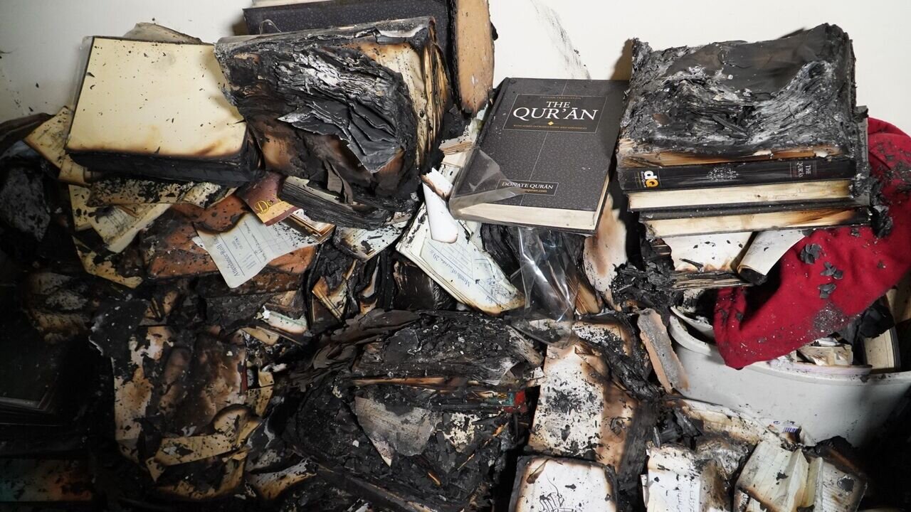 مسجد غرب لندن هدف حمله نژادپرستانه قرار گرفت