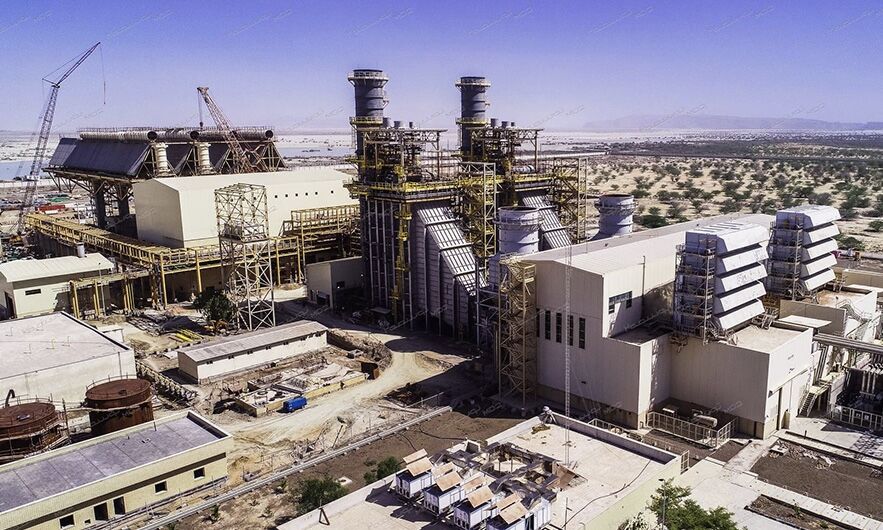 گاز به بزرگترین نیروگاه سیکل ترکیبی سیستان و بلوچستان رسید