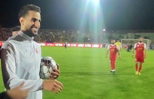 حرکت جالب شهاب زاهدی بعد از تمرین پرسپولیس | ببینید