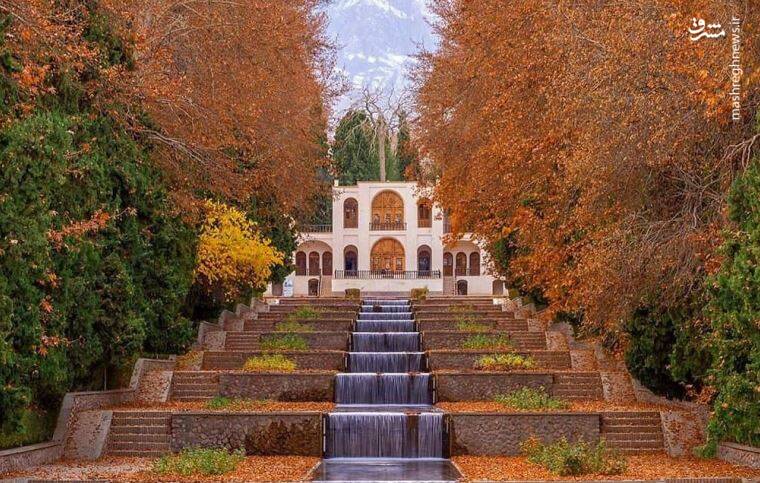 طراحی زیبای عمارت ورودی باغ شازده ماهان در کرمان