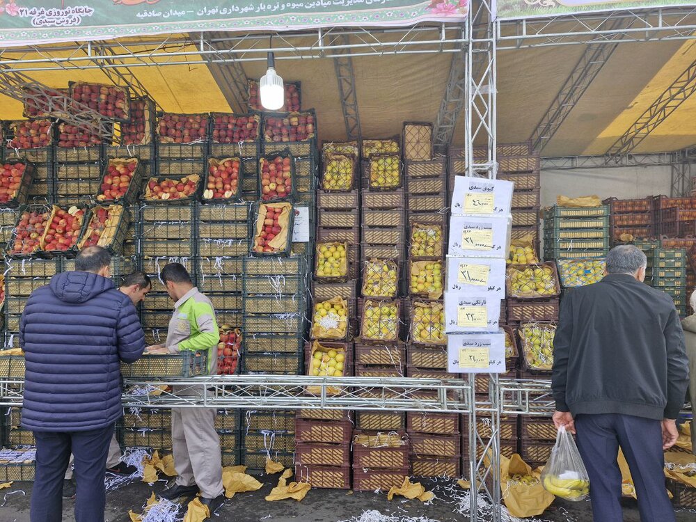 توزیع حدود ۱۰ هزار تن میوه شب عید/قیمت ها تعدیل شده است
