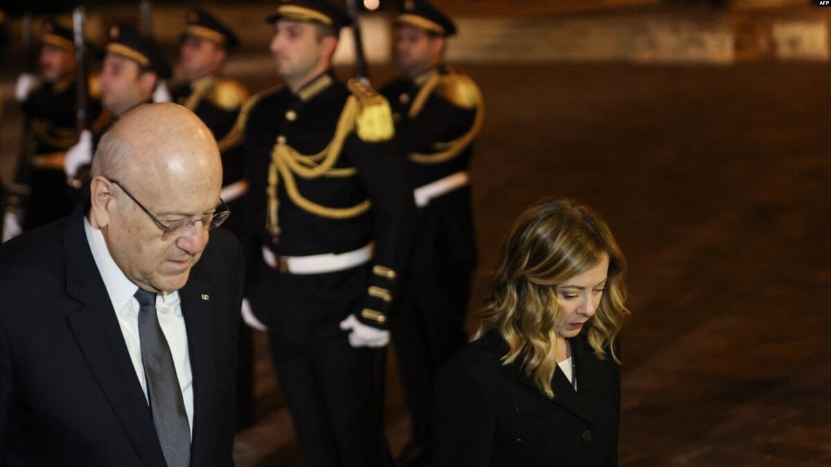 | اشتباه عجیب رئیس‌جمهور لبنان مقابل نخست وزیر زن ایتالیا