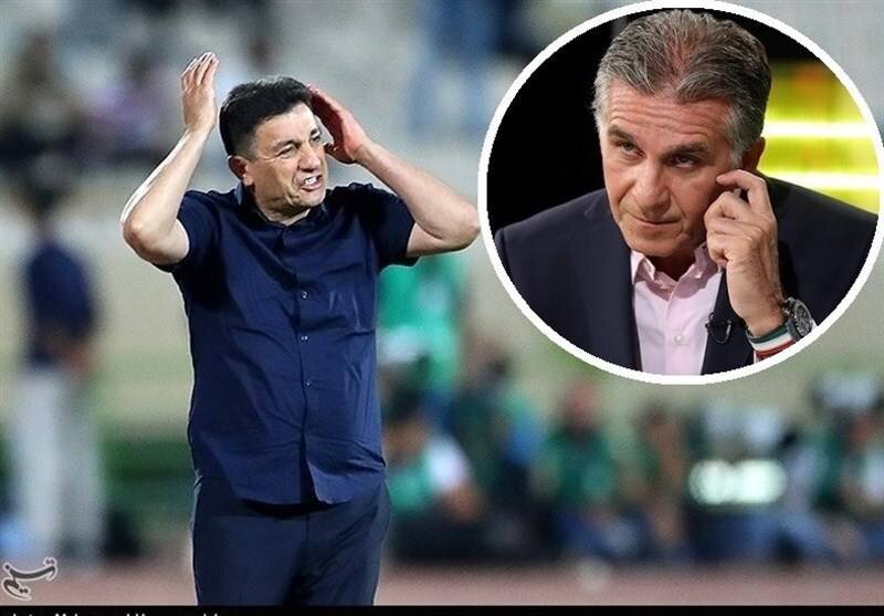 | حمله تند خداداد به قلعهنویی روی آنتن زنده: تو کارنامه داری یا کیروش؟