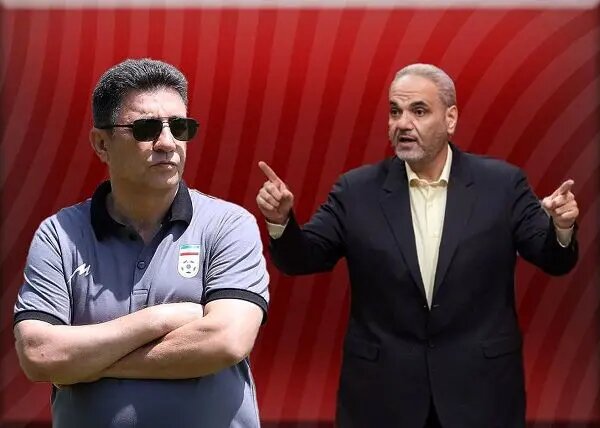 | کنایه جواد خیابانی به امیر قعلهنویی حین گزارش بازی دوستانه منتخب ۹۸
