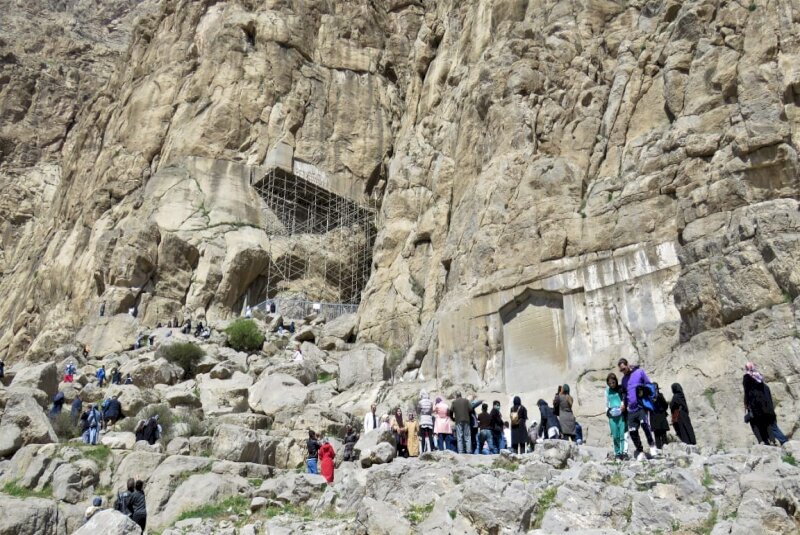 بازدید ۳۷ هزار گردشگر نوروزی از مجموعه جهانی بیستون