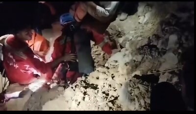 اولین تصاویر از عملیات خارج کردن اجساد ۳ جستوجوگر گنج از چاه ۱۸ متری | ویدئو