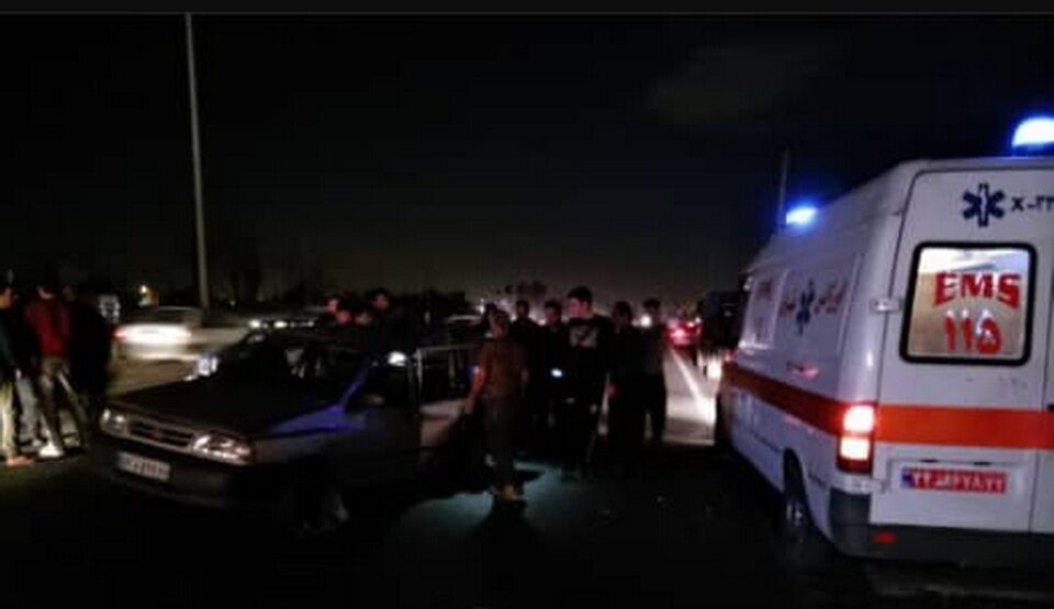 هفت مصدوم در تصادف زنجیرهای جاده دهدز خوزستان
