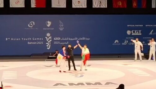 | دومین طلای MMA ایران در بازیهای آسیایی جوانان
