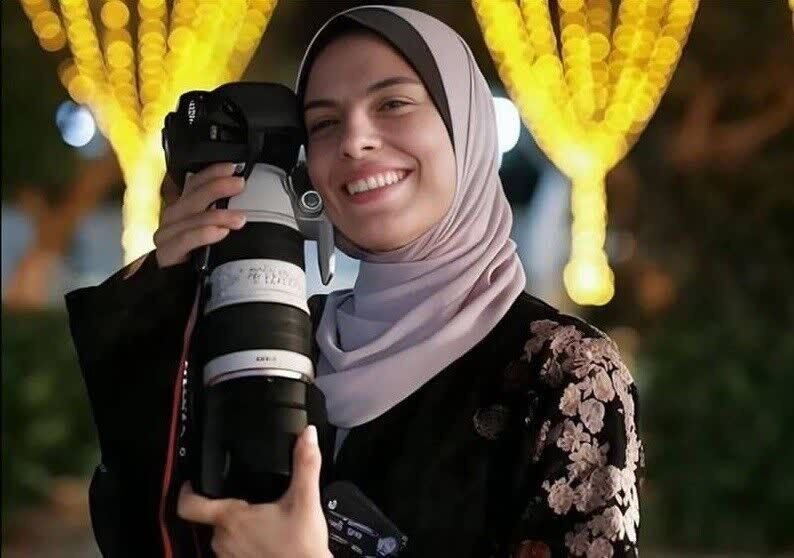 یک پیام تسلیت برای شهادت بانوی هنرمند غزه