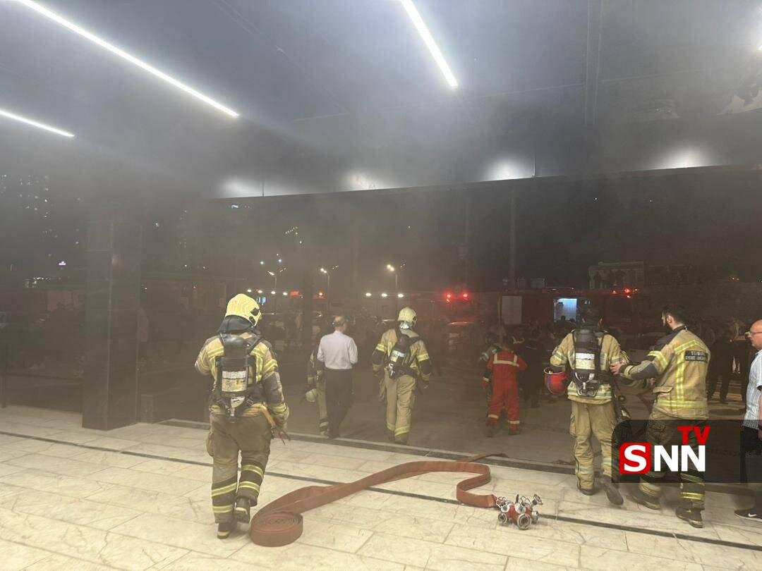 آتشسوزی در برج ۲۵ طبقه در تهران