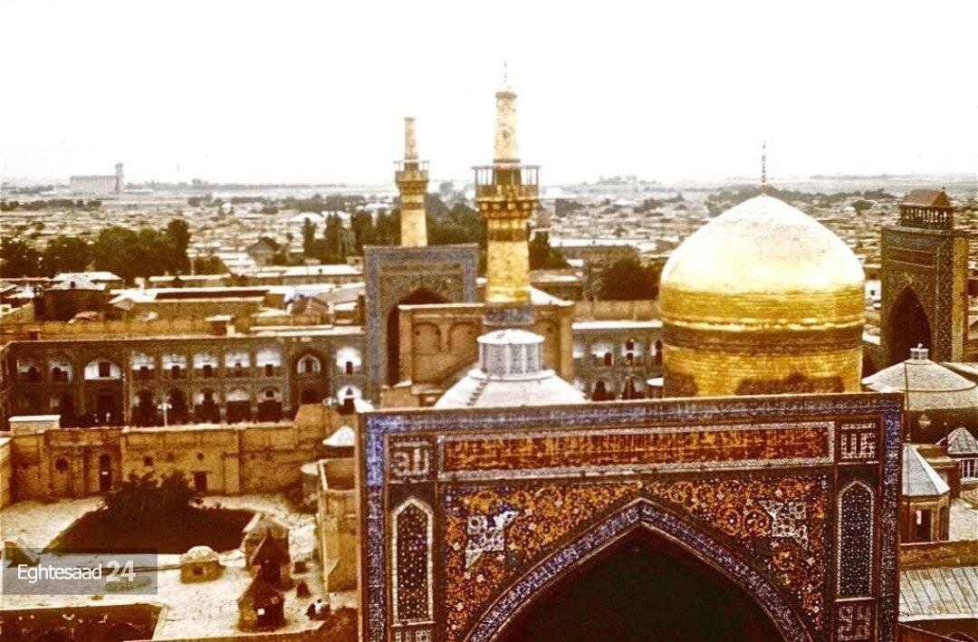 عکس | قابی زیبا و قدیمی از حرم امام رضا (ع) در دوره ناصرالدینشاه