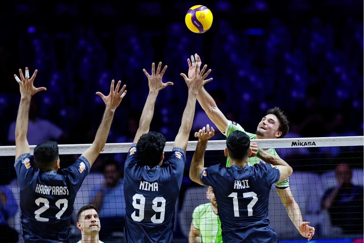 لیگ ملتهای والیبال 2026| ایران 0-3 اسلوونی؛ باخت هشتم!