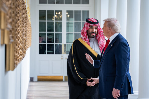 شبکه سیبیاس: ترامپ با بن سلمان درباره ایران گفتوگو میکند