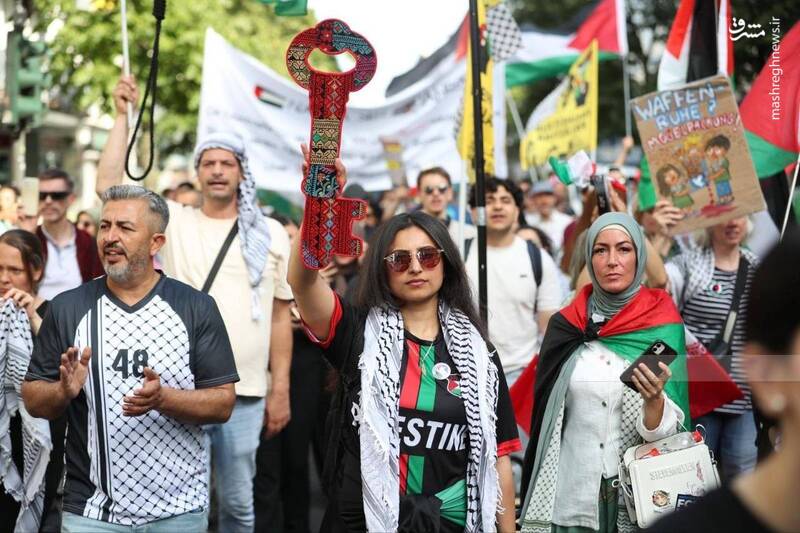 کولاک خواننده آمریکایی در حمایت از فلسطین!