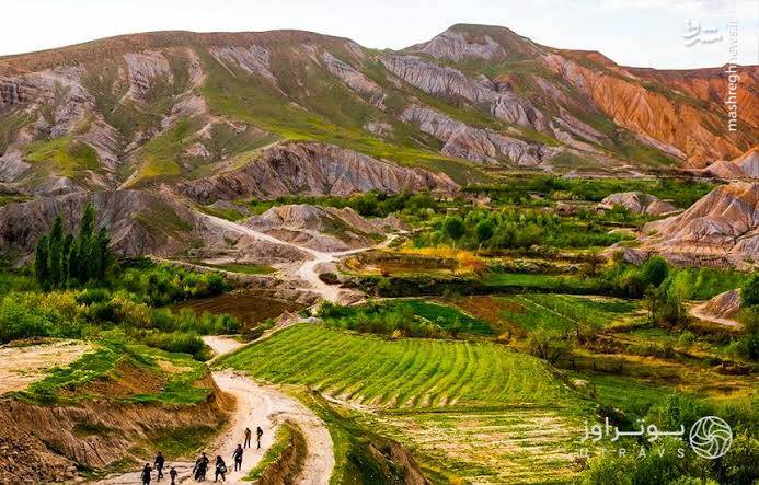 قابی زیبا از طبیعت زیبای نیشابور