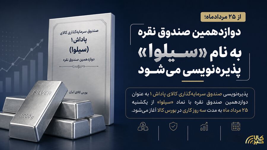 دوازدهمین صندوق نقره با نماد «سیلوا» پذیرهنویسی میشود