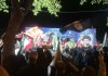 مراسم وداع با پیکر شهیدان مدافع امنیت در مشهد